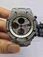 Swiss Replica Audemars Piguet Royal Oak Offshore Watch Full Iced AP